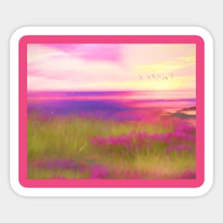 Purple Horizon Sticker